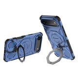 EIDERWOOD iPhone Air Tough Case with Magnetic Kickstand - MagSafe Compatible - Blue