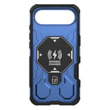 EIDERWOOD iPhone Air Tough Case with Magnetic Kickstand - MagSafe Compatible - Blue