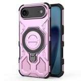 EIDERWOOD iPhone Air Tough Case with Magnetic Kickstand - MagSafe Compatible - Pink