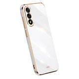 OnePlus Nord 5 Metallic Plastic Case - White