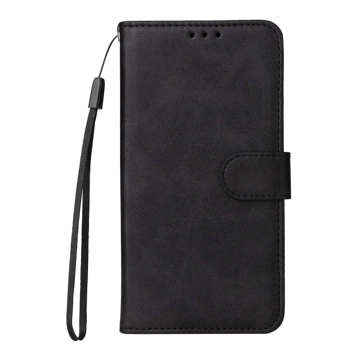 EIDERWOOD Motorola Moto G86 / G86 Power Faux Leather Flip Case with Strap - Black