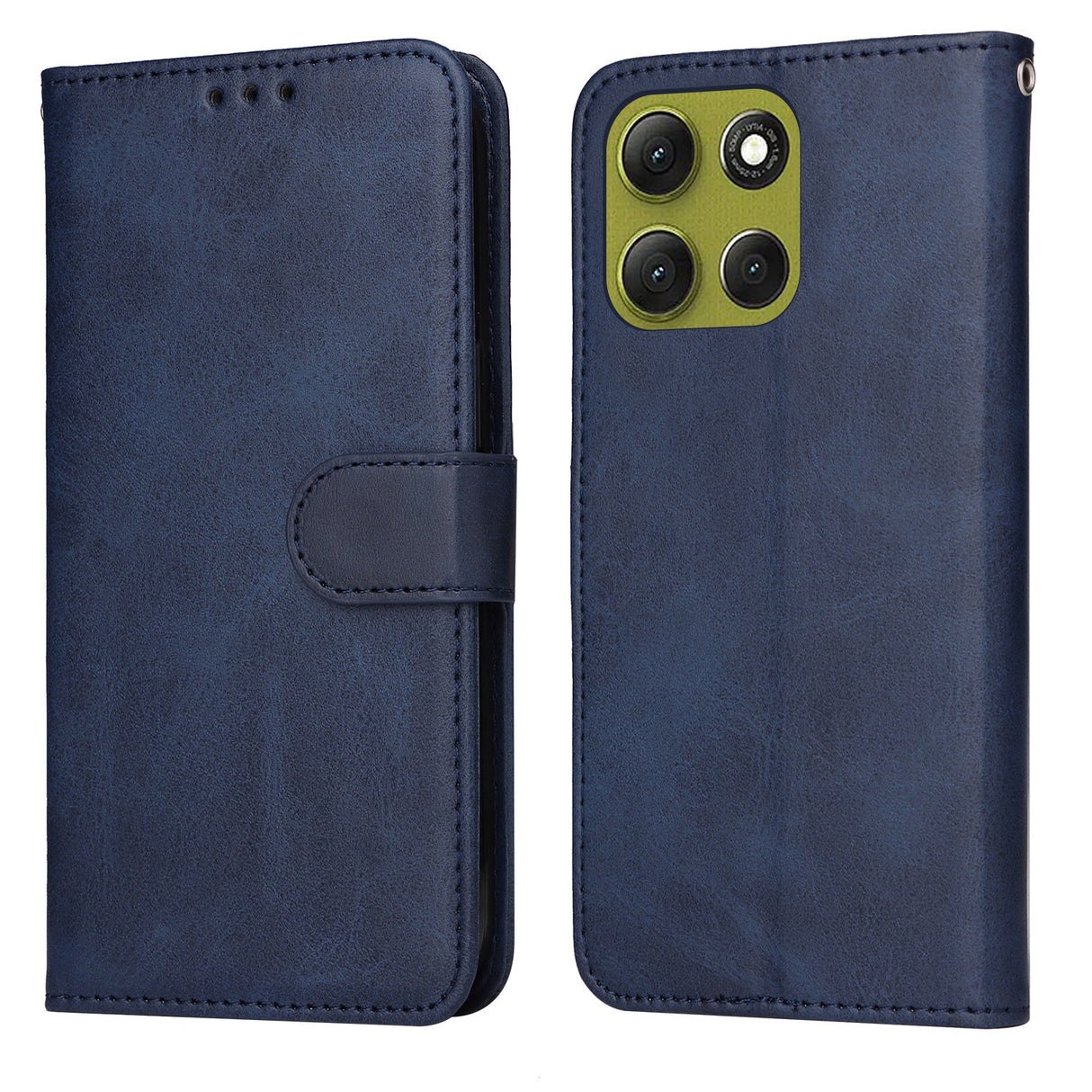 EIDERWOOD Motorola Moto G86 / G86 Power Faux Leather Flip Case with Strap - Blue