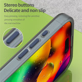 EIDERWOOD iPhone 17 Hybrid Plastic Case - MagSafe Compatible - Matt Transparent / Dark Blue