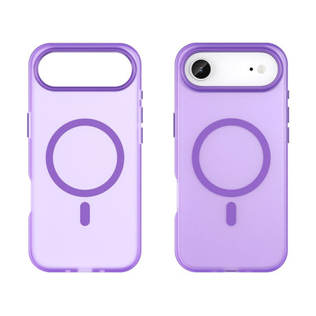 EIDERWOOD iPhone Air Hybrid Plastic Case - MagSafe Compatible - Matt Transparent / Purple