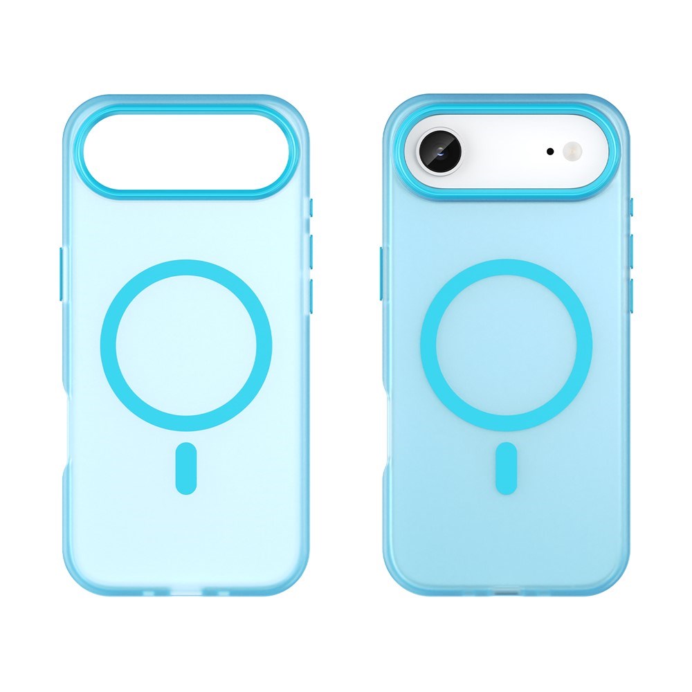 EIDERWOOD iPhone Air Hybrid Plastic Case - MagSafe Compatible - Matt Transparent / Blue