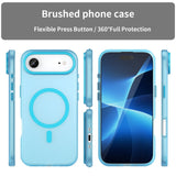 EIDERWOOD iPhone Air Hybrid Plastic Case - MagSafe Compatible - Matt Transparent / Blue