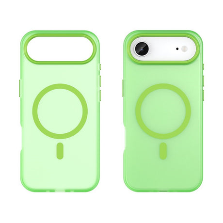 EIDERWOOD iPhone Air Hybrid Plastic Case - MagSafe Compatible - Matt Transparent / Green