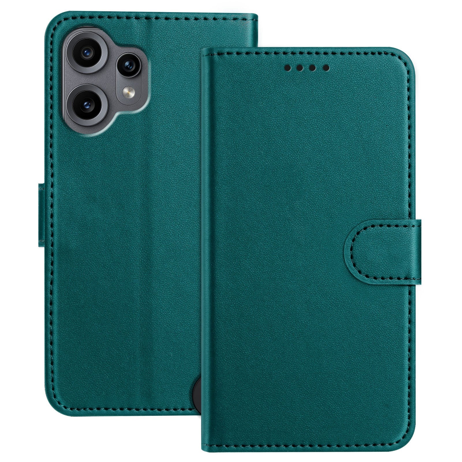 Nothing CMF Phone 2 Pro EIDERWOOD Leather Flip Case w. Wallet - Green
