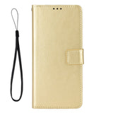 EIDERWOOD Motorola Moto G86 Power Faux Leather Flip Case with Card Holder & Stand Function - Gold