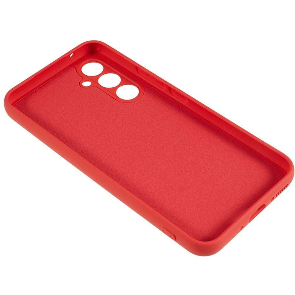 EIDERWOOD Samsung Galaxy S25 FE Lined Flexible Plastic Case - Red