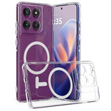 EIDERWOOD Motorola Edge 60 Pro Hybrid Case - MagSafe Compatible - Transparent