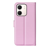 Oppo A5x (5G) / Oppo A5x (4G) EIDERWOOD Leather Flip Case with Card Holder & Stand Function - Pink