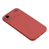 EIDERWOOD iPhone Air Lined Flexible Plastic Case - Dark Red