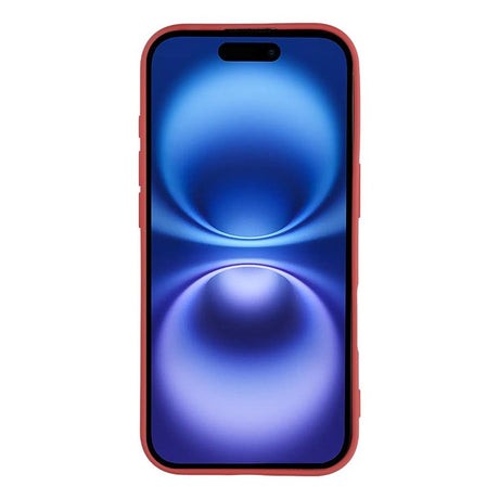 EIDERWOOD iPhone 17 Lined Flexible Plastic Case - Dark Red