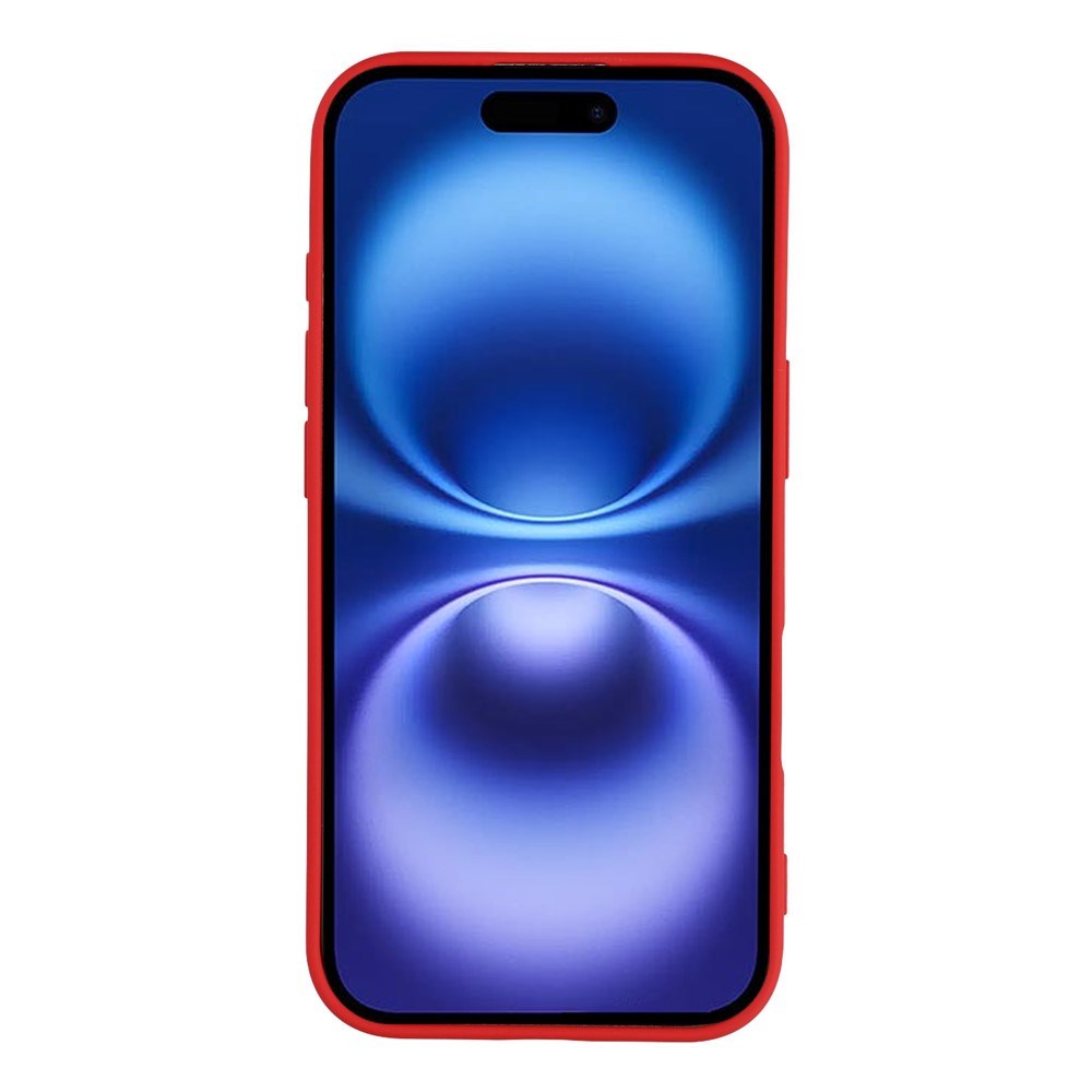 EIDERWOOD iPhone 17 Lined Flexible Plastic Case - Red