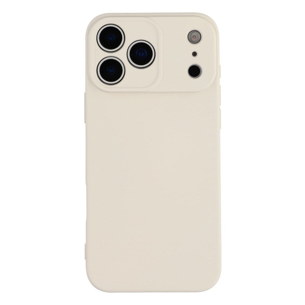 EIDERWOOD iPhone 17 Pro Max Lined Flexible Plastic Case - Beige