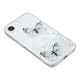EIDERWOOD iPhone 16e Flexible Plastic Case with Butterflies - Transparent