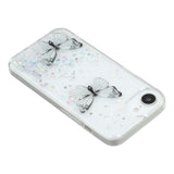 EIDERWOOD iPhone 16e Flexible Plastic Case with Butterflies - Transparent