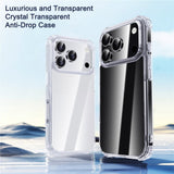 IPAKY iPhone 17 Pro Hybrid Case with Reinforced Corners - Transparent
