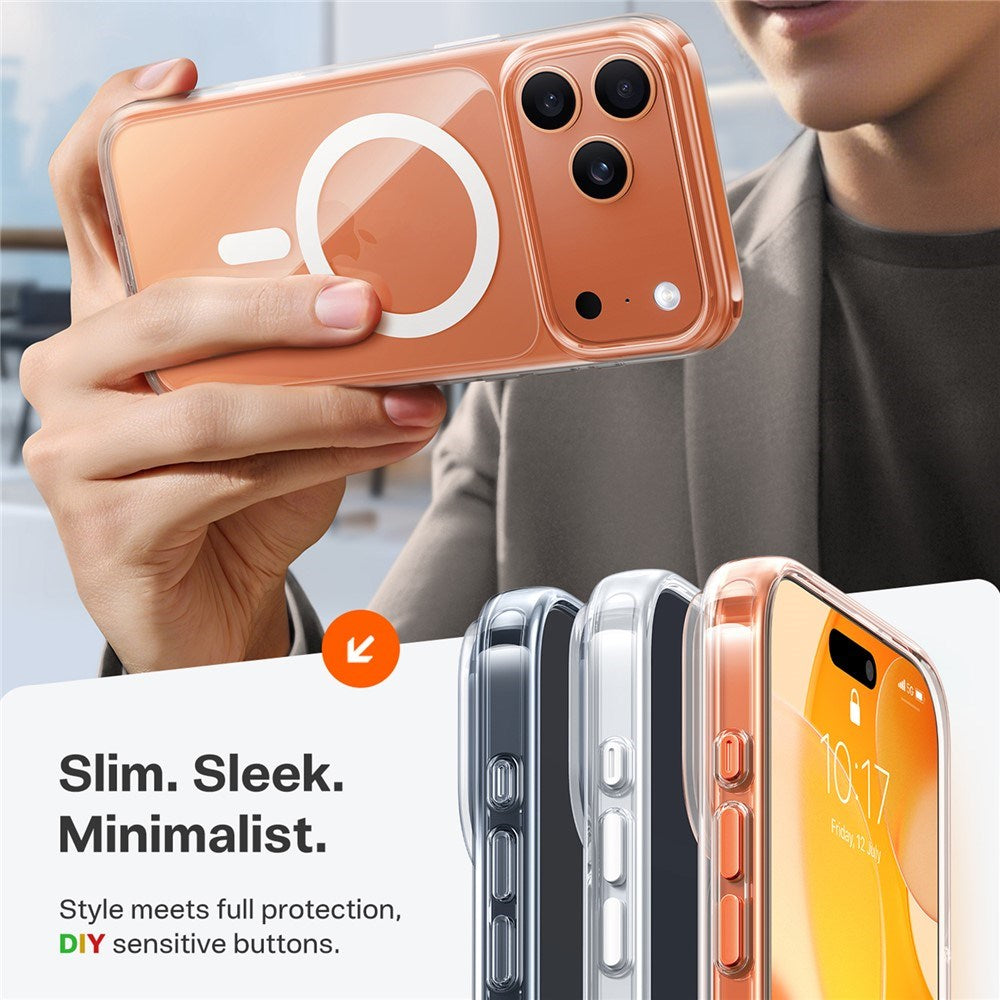 TORRAS iPhone 17 Pro Max Guardian Magnetic Hybrid Case - MagSafe Compatible - Black