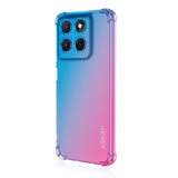 ENKAY Motorola Moto G86 Power Flexible Plastic Case with Shock-Absorbing Corners - Blue / Pink