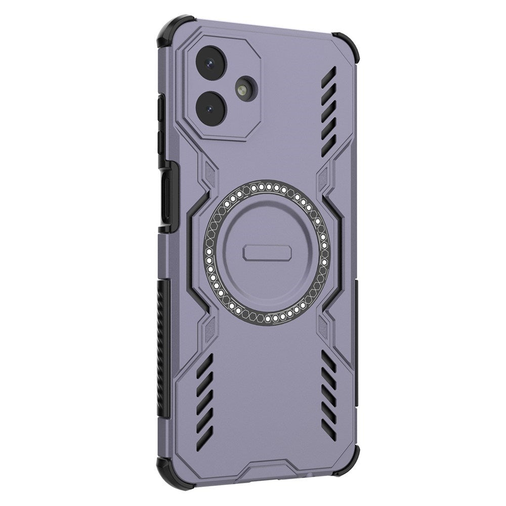 EIDERWOOD Samsung Galaxy A07 Craftsman Case with Heat Dissipation - MagSafe Compatible - Purple