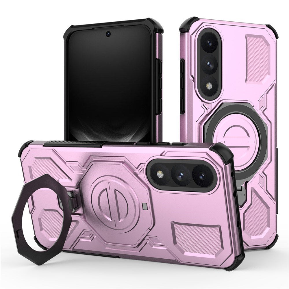 EIDERWOOD OnePlus Nord 5 Hybrid Craftsman Case with Kickstand - MagSafe Compatible - Pink