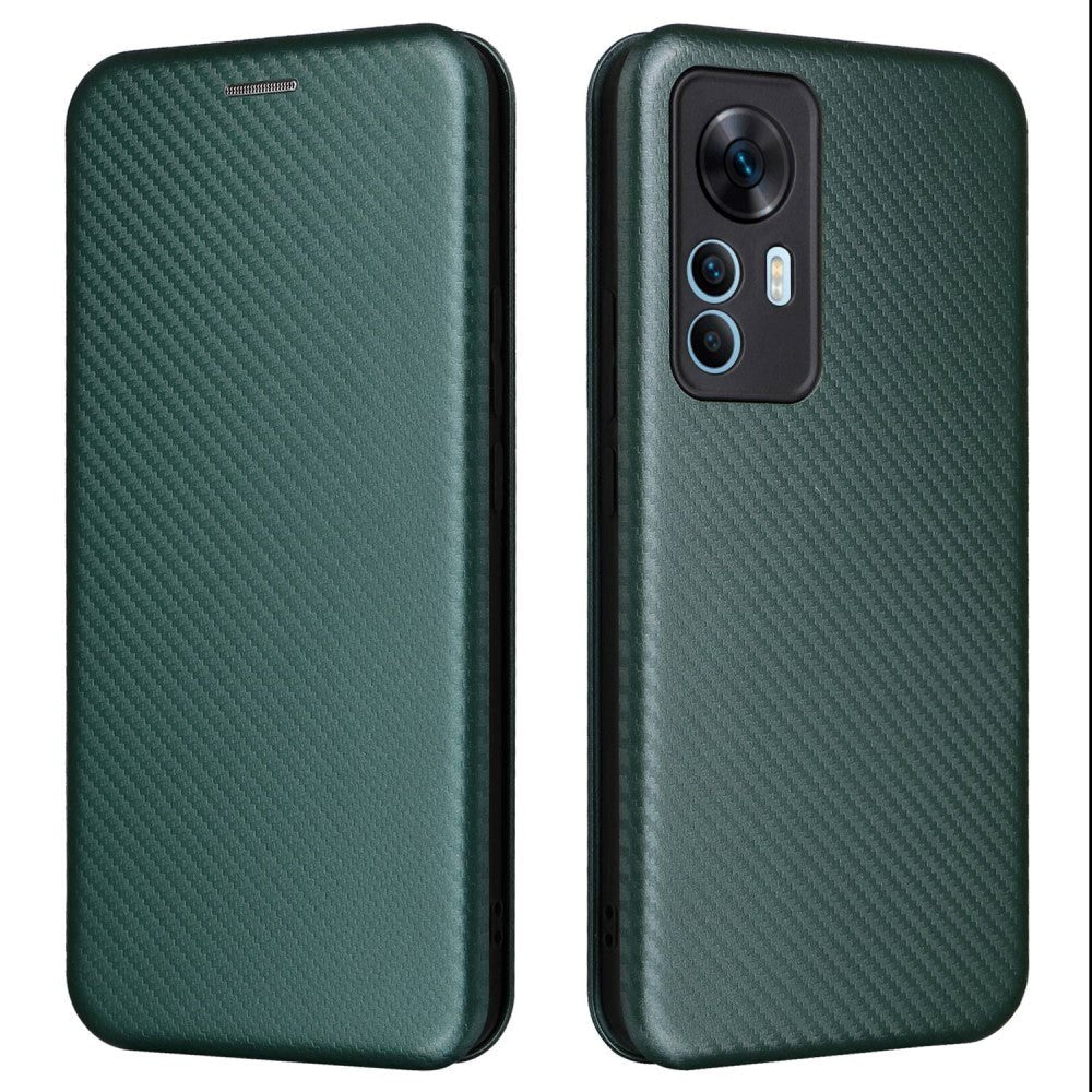 Xiaomi 12T / 12T Pro Carbon Fiber Flexible Plastic Case - Green