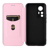 Xiaomi 12T / 12T Pro Carbon Fiber Flexible Plastic Case - Rose Gold