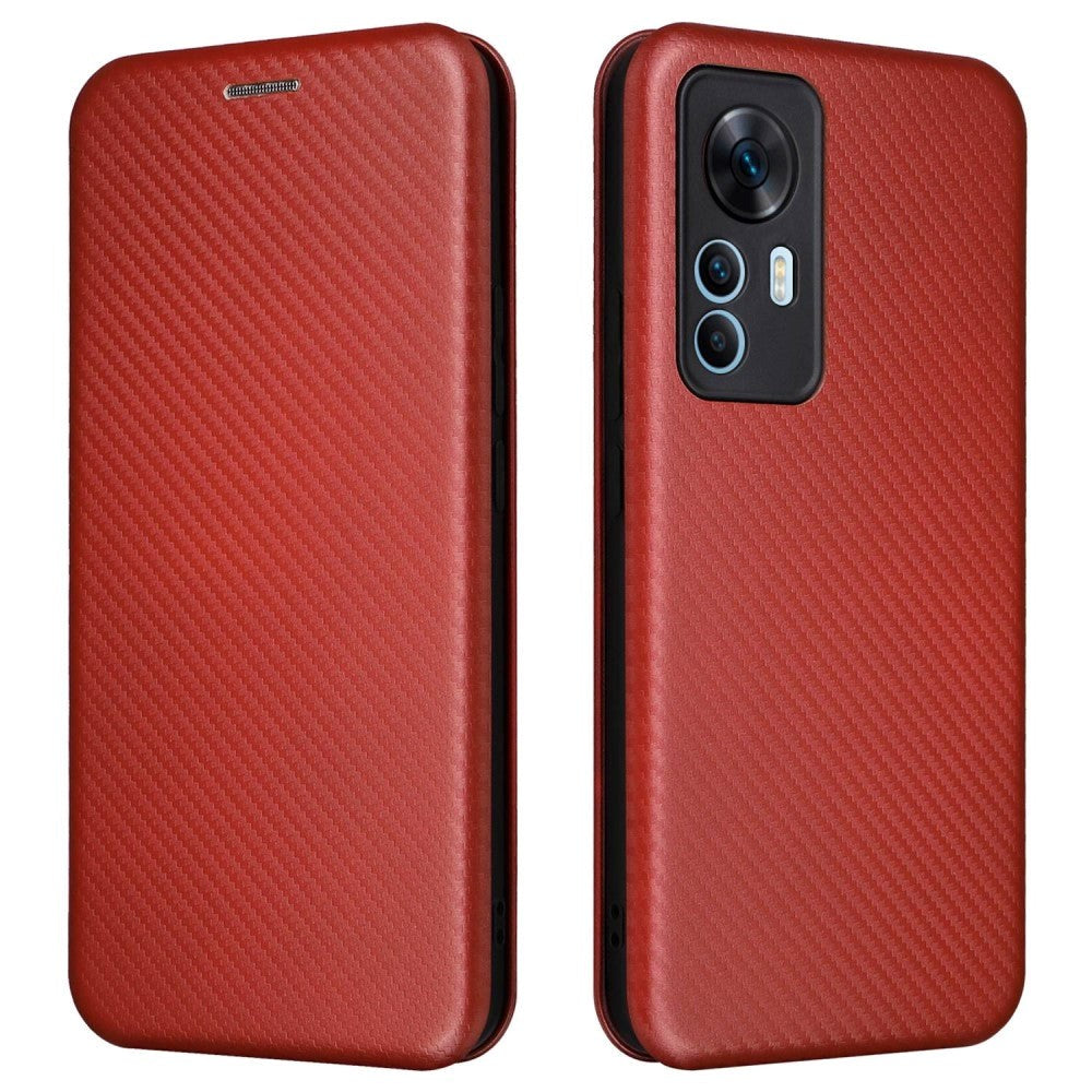 Xiaomi 12T / 12T Pro Carbon Fiber Flexible Plastic Case - Red