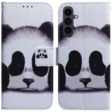 EIDERWOOD Samsung Galaxy S25 FE Faux Leather Flip Case with Design - Panda