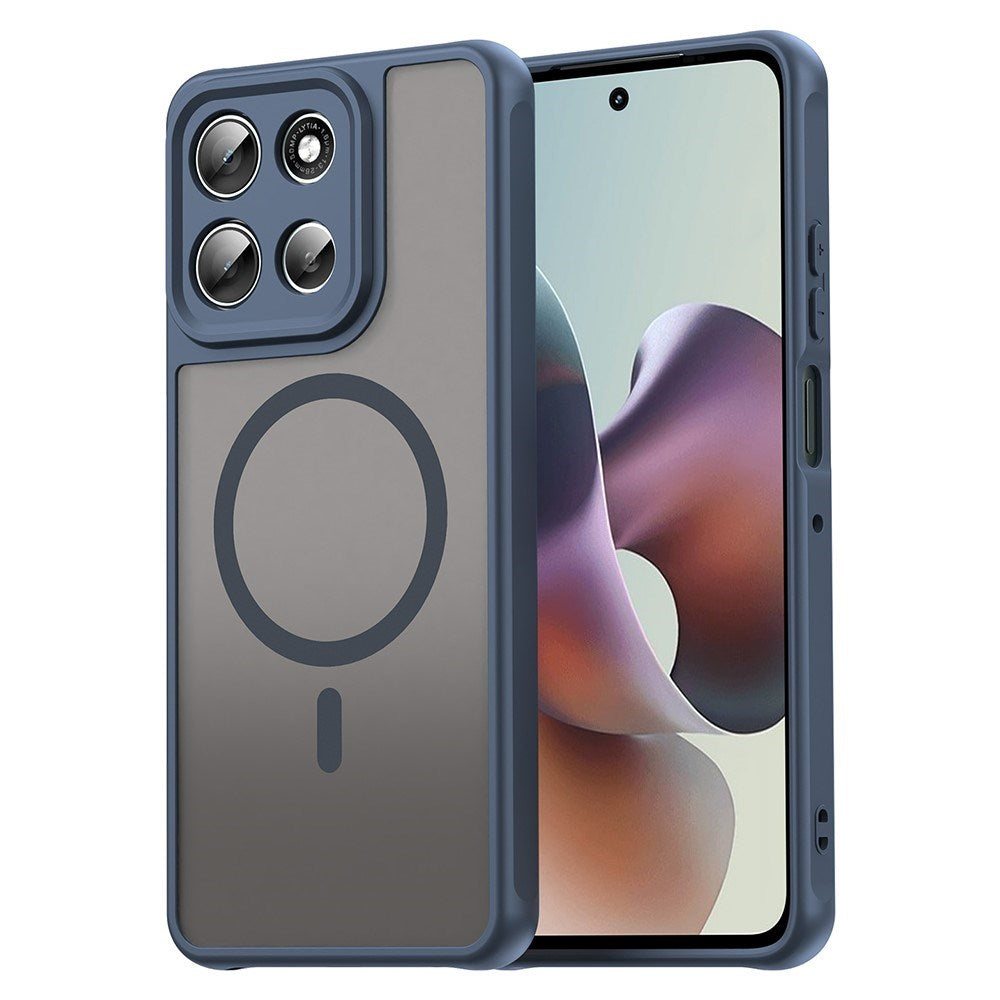 EIDERWOOD Motorola Moto G56 Hybrid Plastic Case - MagSafe Compatible - Blue