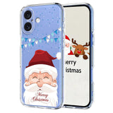 EIDERWOOD iPhone 17 Flexible Plastic Christmas Case with Motif - Transparent / Santa Claus