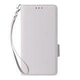 Fairphone (Gen. 6+ / Gen. 6) EIDERWOOD Artificial Leather Flip Case with Strap - White