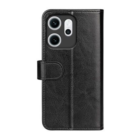 Oppo Reno 14 F (5G) EIDERWOOD Faux Leather Flip Case with Card Holder - Black