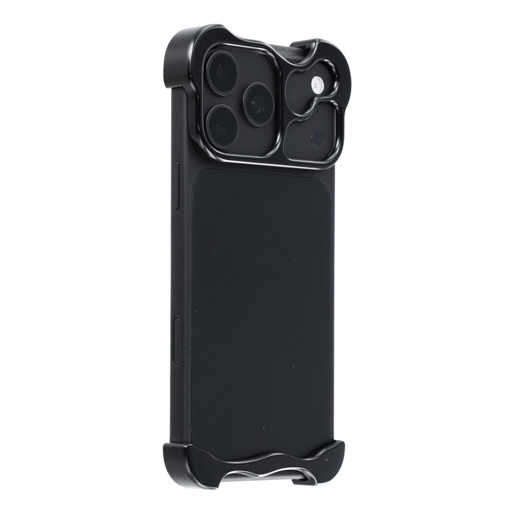 iPhone 17 Pro Max Two-Piece Metal Bumper Case - Black