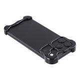 iPhone 17 Pro Max Two-Piece Metal Bumper Case - Black