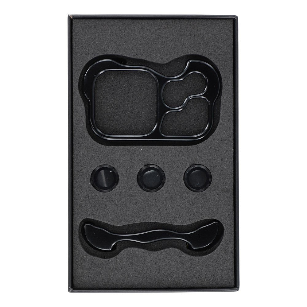iPhone 17 Pro Max Two-Piece Metal Bumper Case - Black