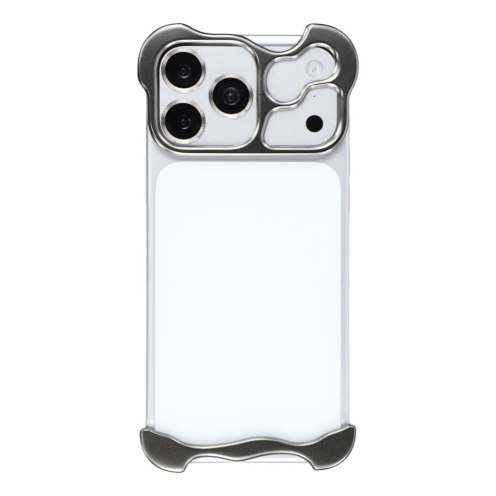 iPhone 17 Pro Max Two-Piece Metal Bumper Case - Grey