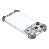 iPhone 17 Pro Max Two-Piece Metal Bumper Case - Grey