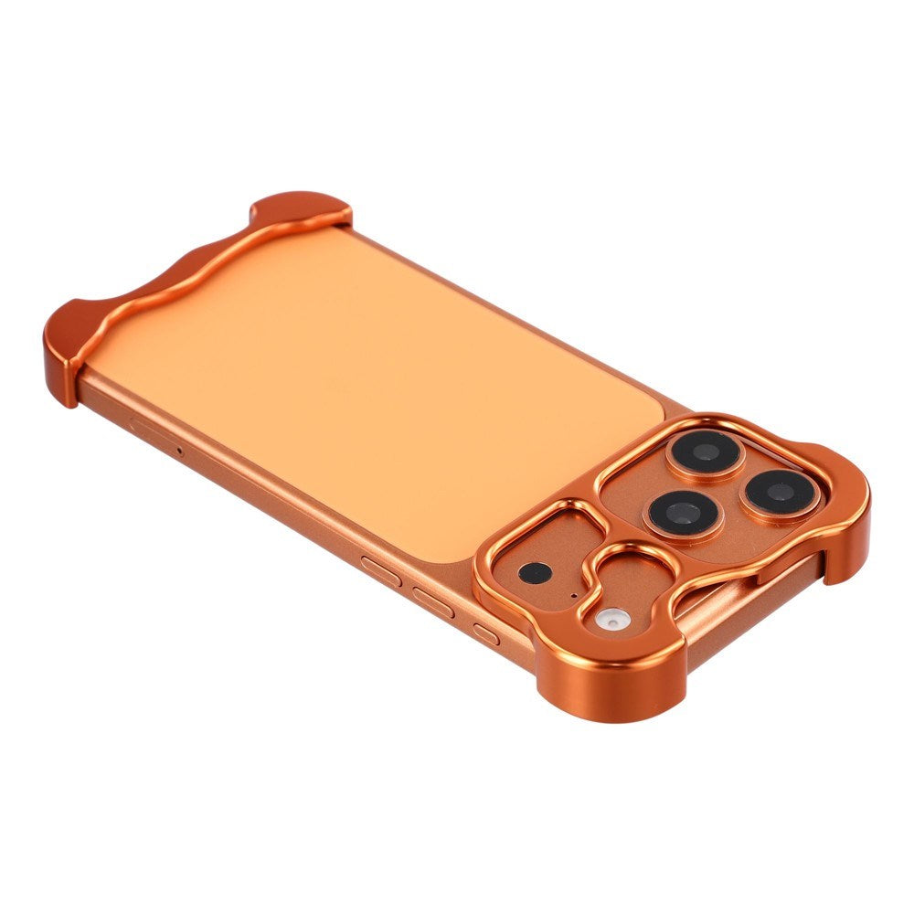 iPhone 17 Pro Max Two-Piece Metal Bumper Case - Orange