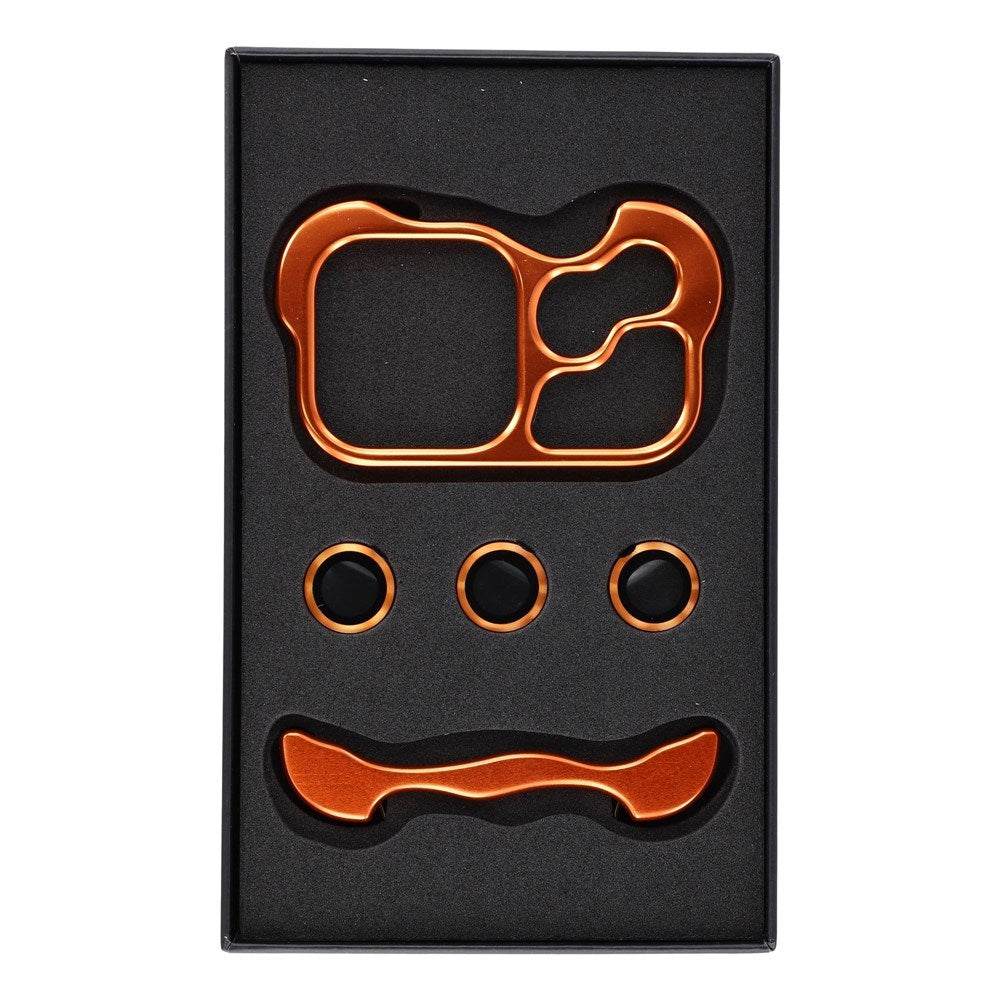 iPhone 17 Pro Max Two-Piece Metal Bumper Case - Orange