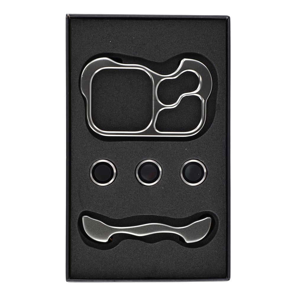 iPhone 17 Pro Two-Piece Metal Bumper Case - Grey