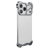 iPhone 17 Pro Two-Piece Metal Bumper Case - Grey