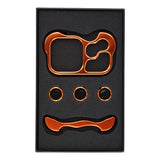 iPhone 17 Pro Two-Piece Metal Bumper Case - Orange