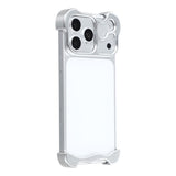 iPhone 17 Pro Two-Piece Metal Bumper Case - Silver
