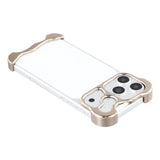 iPhone 17 Pro Two-Piece Metal Bumper Case - Gold