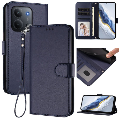 Xiaomi Redmi 15C (5G) / (4G) EIDERWOOD Flip Case with Card Holder & Stand Function - Blue