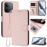 Xiaomi Redmi 15C (5G) / (4G) EIDERWOOD Flip Case with Card Holder & Stand Function - Pink
