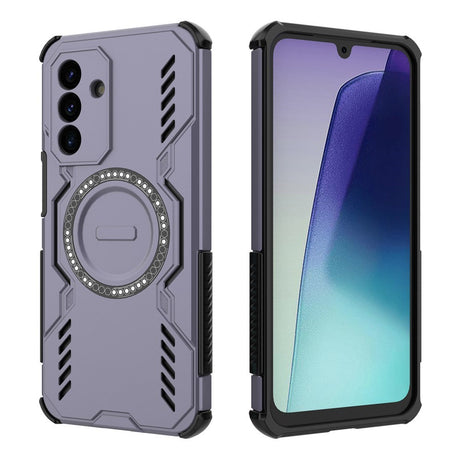 EIDERWOOD Samsung Galaxy A17 (5G) Tough Case with Heat Dissipation - MagSafe Compatible - Gray-Purple